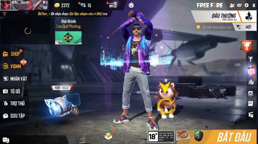 Hình acc FF nhiều tiền